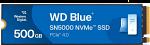 Western Digital 500GB WD Blue SN5000 NVMe SSD, PCIe Gen 4.0, up to 5,000 MB/s Read Speeds Internal Solid State Drive (SSD) WDS500G4B0E