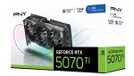 PNY RTX5070Ti 16GB GDDR7 Triple Fan, 3xDP, 1xHDMI, Retail.