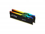 Kingston FURY Beast RGB 32GB (2 x 16GB) DDR5 5600 (PC5 44800) Memory (Desktop Memory) Model KF556C36BBEAK2-32
