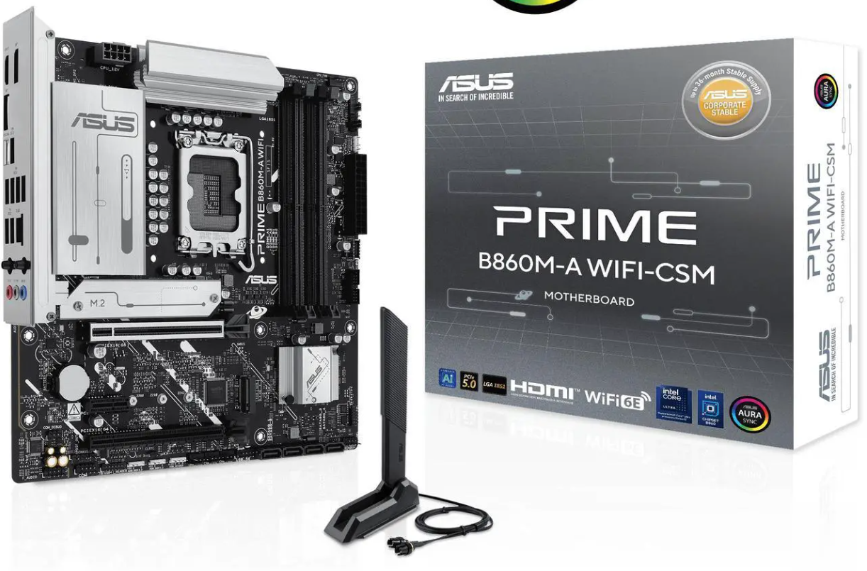 ASUS PRIME B860M-A WIFI-CSM B860 LGA 1851 mATX motherboard