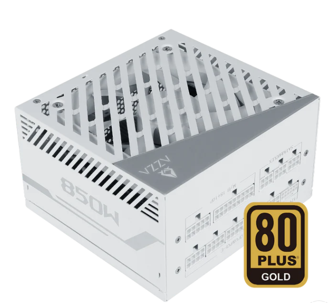 AZZA 850W ATX3.1 80 PLUS GOLD  Certified / in White Color /Fully-Modular (R)