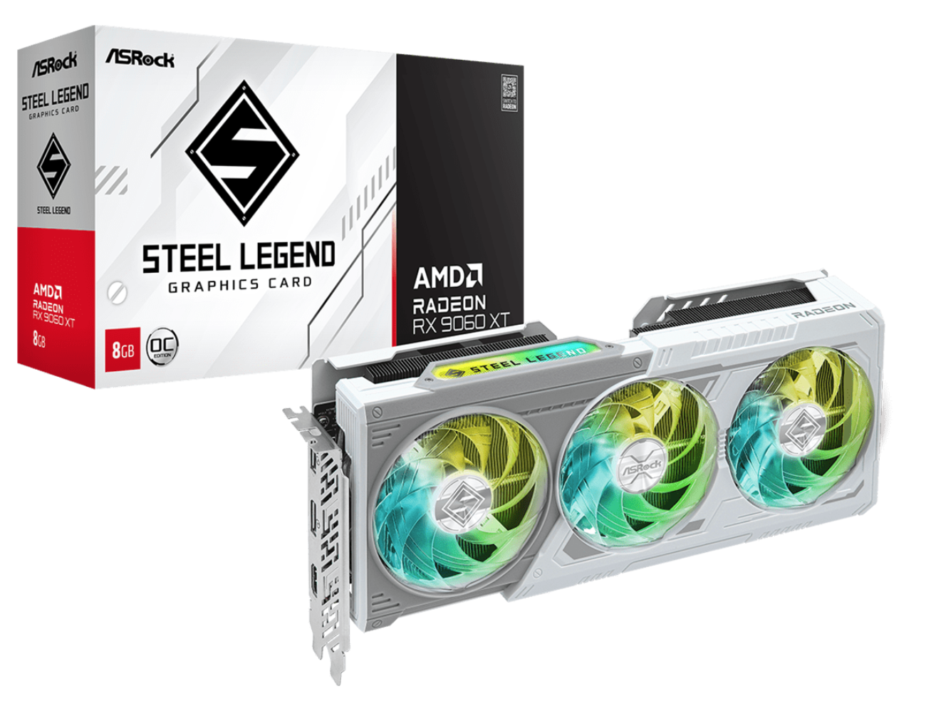 Asrock AMD RX 9060 XT STEEL LEGEND 8GB GDDR6 3xDP,1xHDMI