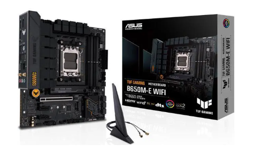 ASUS TUF GAMING B650M-E WIFI AMD Socket AM5 Micro-ATX Motherboard, DDR5, for AMD Ryzen™ 7000 Series