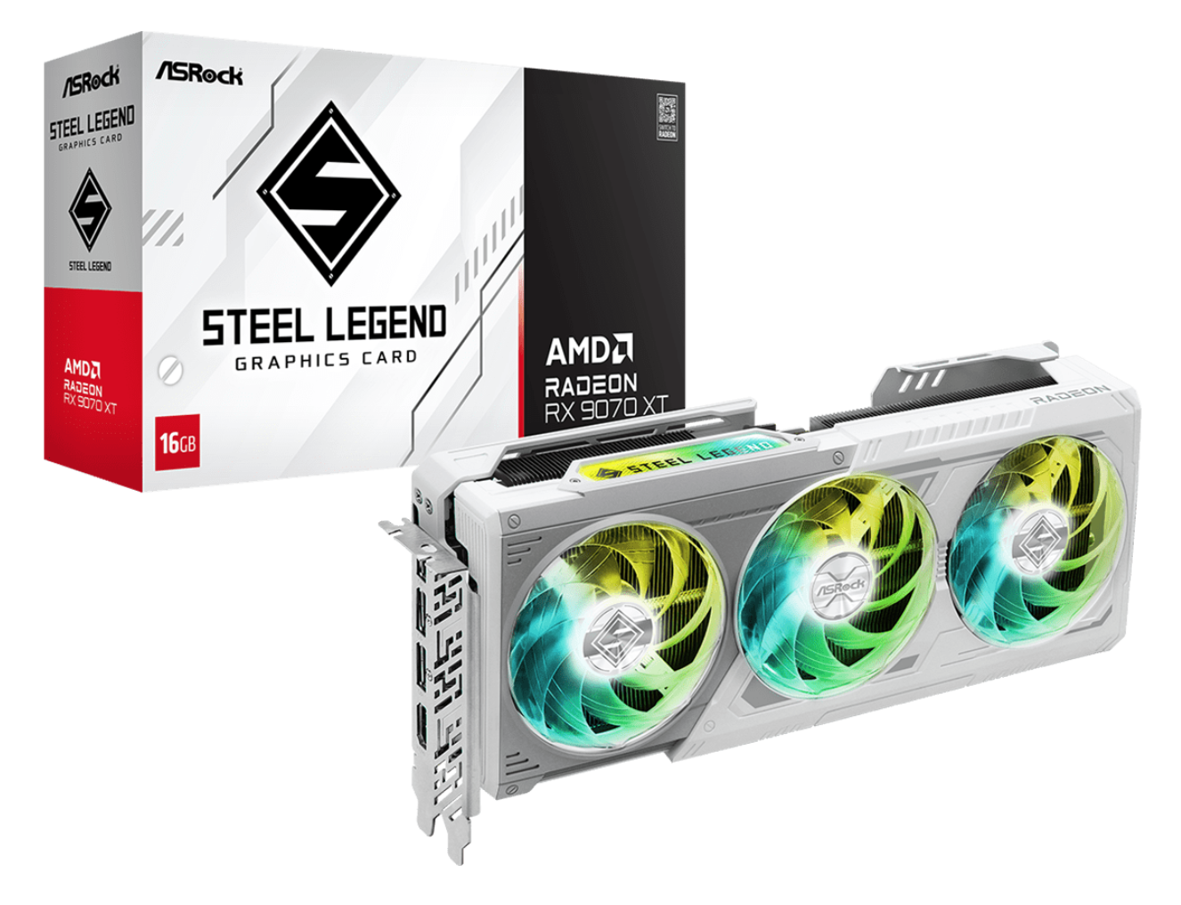 AMD Radeon™ RX 9070 XT Steel Legend 16GB