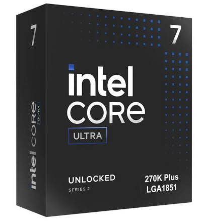 Intel Core Ultra 7 270K Plus Processor 24 cores (8 P-cores + 16 E-cores) up to 5.5 GHz BX80768270K