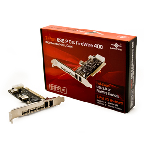 VANTEC PCI CTRL W/4*USB2.0+3*1394a