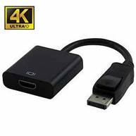 DISPLAY PORT MALE TO HDMI FEMALE ADAPTOR M/F/ SUPPORT 4K