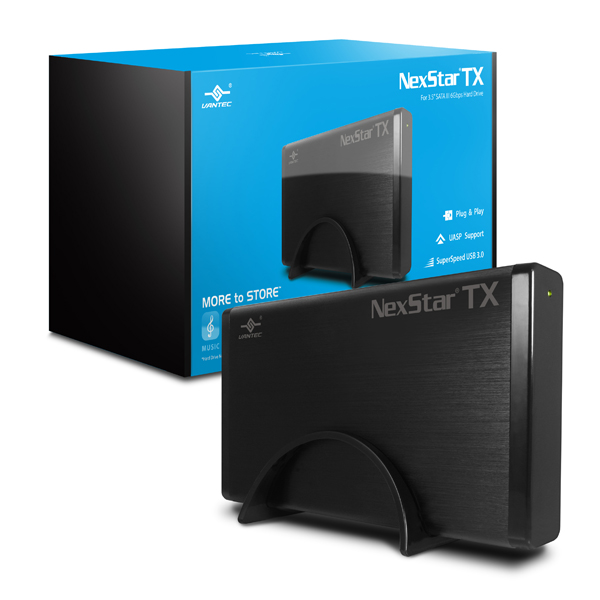 VANTEC NEXSTAR TX 3.5" SATA-U3 (BLACK)