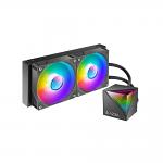 AZZA CUBE 240P-ARGB Game Liquid Cooler, 2x PWM (4pin) ARGB Fan,Intel Sockets up to LGA 2066, AMD Sockets up to AM5 AZZA CUBE 240P-ARGB Game Liquid Cooler, 2x PWM (4pin) ARGB Fan,Intel Sockets up to LGA 2066, AMD Sockets up to AM5