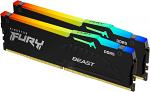 Kingston FURY Beast 32GB (2 x 16GB) 288-Pin PC RAM DDR5 6000 (PC5 48000) Memory (Desktop Memory) Model KF560C36BBE2AK2-32 Kingston FURY Beast 32GB (2 x 16GB) 288-Pin PC RAM DDR5 6000 (PC5 48000) Memory (Desktop Memory) Model KF560C36BBE2AK2-32