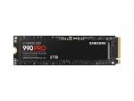 SAMSUNG 990 PRO SSD 2TB PCIe 4.0 M.2 Internal Solid State Hard Drive, Fastest for Gaming, Heat Control, Direct Storage and Memory Expansion for Video Editing, Graphics, MZ-V9P2T0B/AM