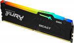 KINGSTON DDR5 FURY BEAST RGB 16GB 6000Mhz  "KF560C36BBE2A-16"/ EXPO/ CL36/ BLK