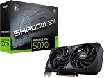 MSI Gaming RTX 5070 12G Shadow 2X OC Graphics Card (12GB GDDR7, 192-bit, Extreme Performance: 2557 MHz, DisplayPort x3 2.1a, HDMI 2.1b, NVIDIA Blackwell Architecture) MSI Gaming RTX 5070 12G Shadow 2X OC Graphics Card (12GB GDDR7, 192-bit, Extreme Performance: 2557 MHz, DisplayPort x3 2.1a, HDMI 2.1b, NVIDIA Blackwell Architecture)